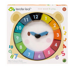 Tender Leaf Wooden Clock Toy