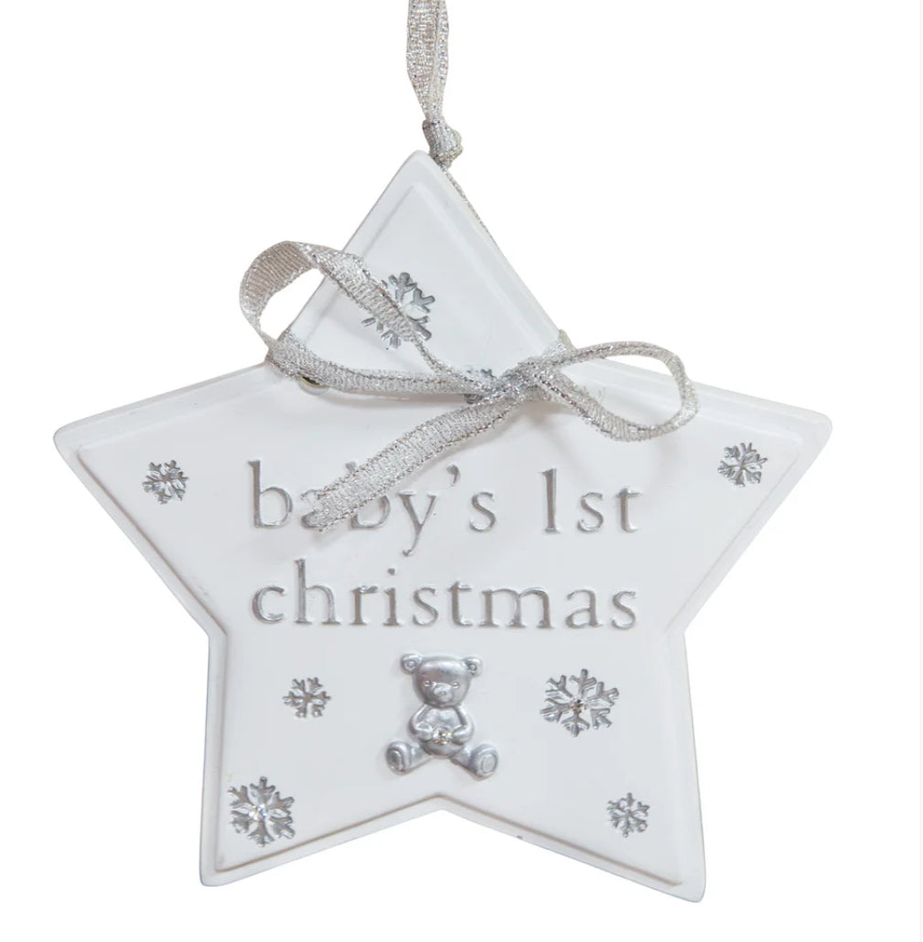 Baby’s First Christmas Star Hanging Decoration